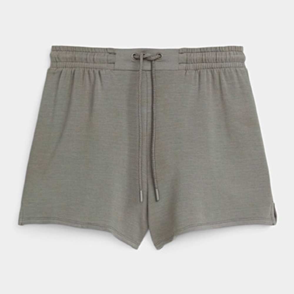 Boho khaki green gray soft modal lounge shorts  boxer NWT